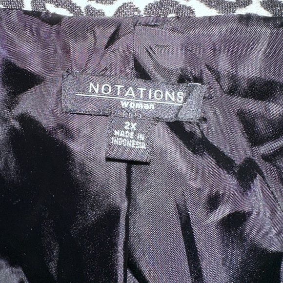 Leopard Print Lined Blazer Size 2XL by Notations, Animal Print Jacket - Picture 4 of 5